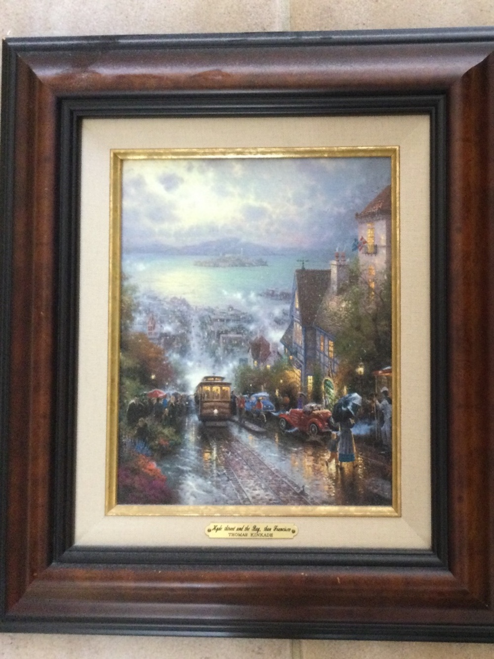 Thomas Kinkade Hyde Street and the bay San Francisco